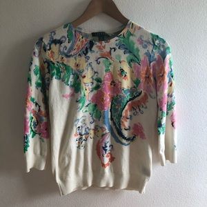 Floral Ralph Lauren three-quarter